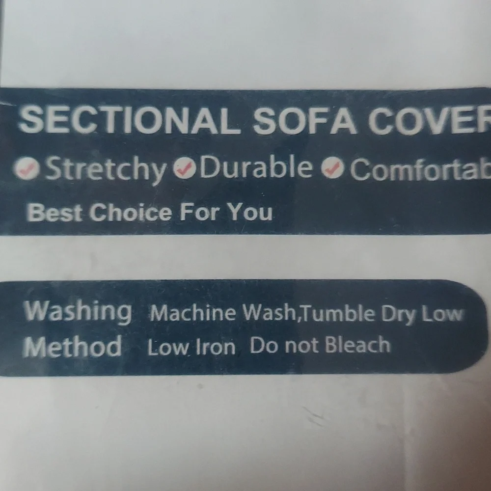 Tophmdecor Brown Sectional Sofa Cover
